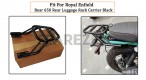 Fit For Royal Enfield Bear 650 Rear Luggage Rack Carrier Black - SPAREZO